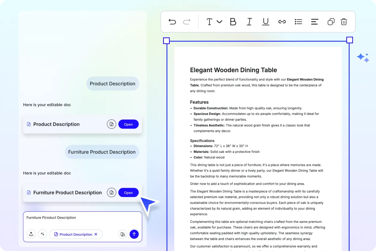 Free AI Product Description Generator, Online Product Description Writing Tool